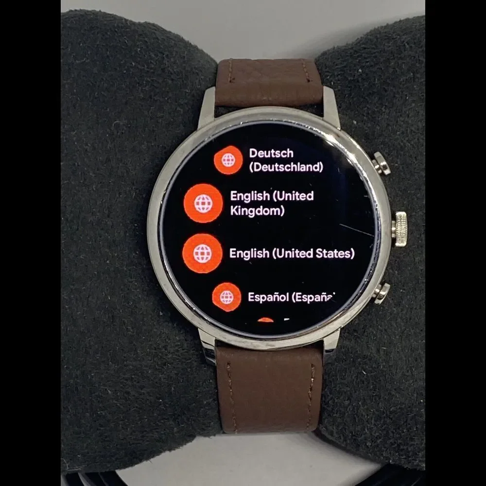 Fossil Gen 4 Authentic Digital Dial Smart Watch Custom Band FTW6014 AB519